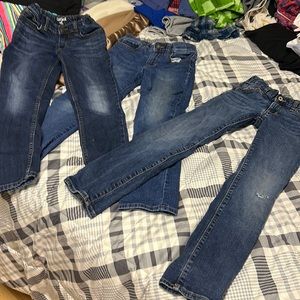 3 pair boys size 8 jeans